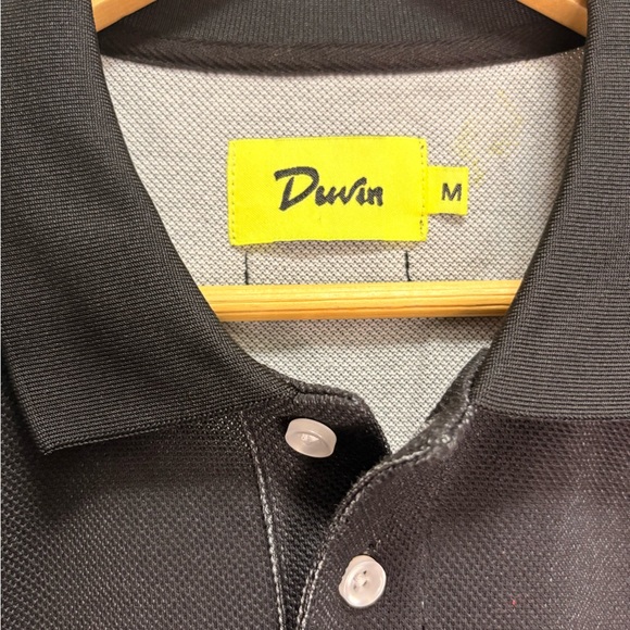 Duvin Black Polo Shirt with Vibrant Sailboat Design - Picture 2 of 3